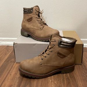 maurice’s carmen shimmer collar hiker boot